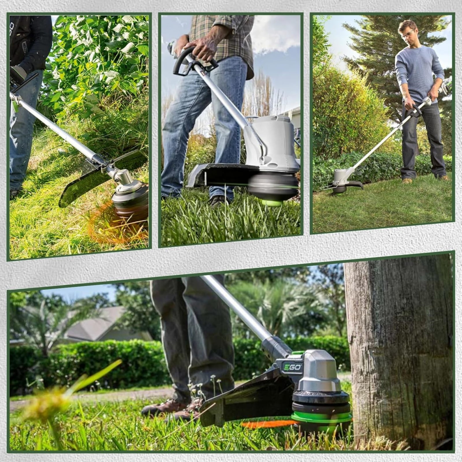 JIAHAOO String Trimmer Head ABS PVC Nylon Line For EGO Power+ 15 Trimmer ST1504SF ST1500XY