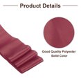 thumbnail image 3 of Unique Bargains 4 Inches x 24 Yards Wine Red Satin Ribbon for Gift Decoration, Polyester, 3 of 5