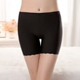 thumbnail image 6 of MDUKONU Women Seamless Safety Shorts Leggings Pants Underwear Shorts,Under Skirt Bottoms Wedding Daily Briefs Panties Size: XL Black, 6 of 8