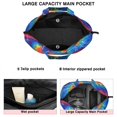 thumbnail image 3 of Colorful Tie Dye Pattern Travel Tote Bags for Women Carry On,Large Weekender Bags for Women Travel,Multi Functional Duffle Bag for Work,Shopping,Sports, 3 of 5