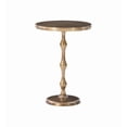thumbnail image 1 of Powell Malone Round Side Table - Gold, 1 of 10