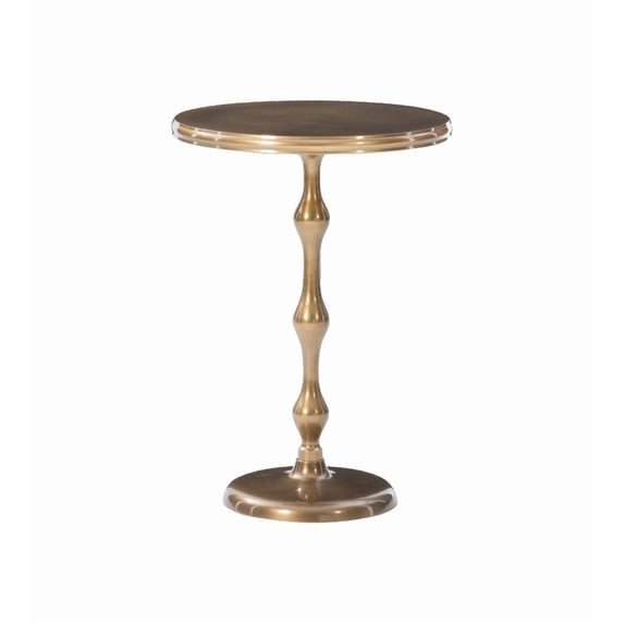 Powell Malone Round Side Table - Gold
