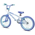 thumbnail image 3 of 20" Kent Shimmer BMX Bicycle, Fits Riders 4'2"-5', White/Purple, Child, Unisex, 3 of 9