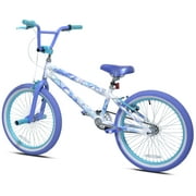 20 Kent Shimmer BMX Bicycle, Fits Riders 4'2-5', White/Purple, Child, Unisex