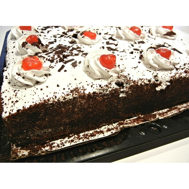 Peel N Stick Poster Of Baked Black Forest Cake Cherries Chocolate Poster 24x16 Adhesive Sticker Poster Print Walmart Com