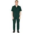 thumbnail image 3 of Natural Workwear Adult Mens Unisex Short Sleeve Coverall Green 4X - Runs 1 Size Small, 3 of 3