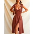 thumbnail image 2 of Elegant Long Slip Women's Summer Midi Dress Sleeveless Backless Corset Korean Dresses Ladies 2023 Female VestidosS Gao Jinjia LED, 2 of 2