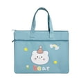 thumbnail image 1 of LOVIVER Adorable Portable File Bag Zipper Closure Child for Painting Daily Blue Bear, 1 of 8