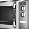 thumbnail image 4 of Xoenoiee 6 PCS Refrigerator Door Handle Gloves Anti-skid Kitchen Home Appliance Decor for Fridge Dishwasher Oven Keep Off Fingerprints Oil Stain Food Spot, Coffee Time Black, 4 of 5