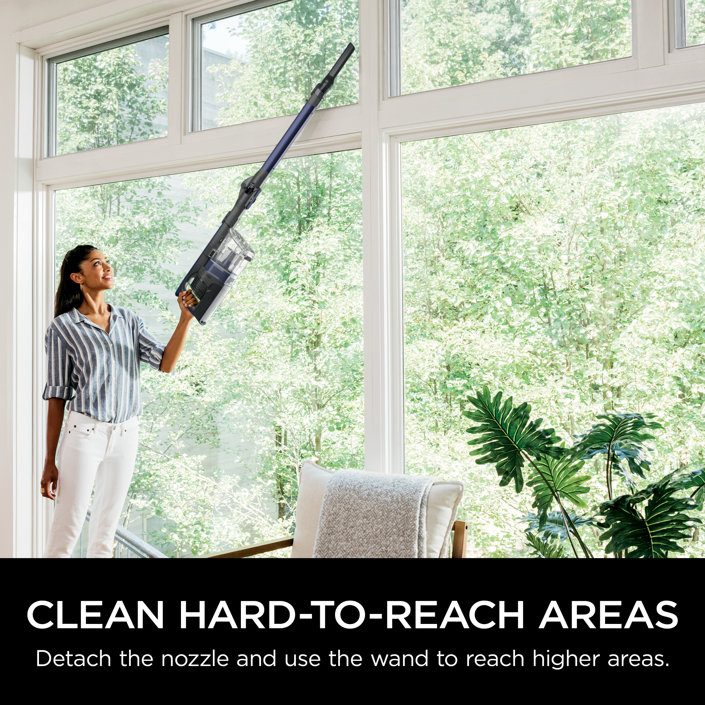 Shark IZ340H Pet Pro Cordless Stick Vacuum, MultiFLEX, Blue photo 4