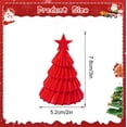 thumbnail image 3 of Miwamany 3D Luminous Christmas Tree Figurine with LED Night Light, Battery Operated Glowing Ornament for Desktop Table Decoration, Holiday Gift for Bedroom Office Shelf, 3 of 9