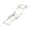 Argent, variant on Colcolo RC Car Body Chassis Frame Aluminum RC Frame for MN82 LC79 Vehicles Model Car Red