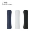 thumbnail image 3 of 3pcs Pen Grip Silicone Case Silicone Ergonomic Design Sleeve Holder for Stylus Pens, White Black Blue, 3 of 4