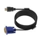 thumbnail image 1 of 1.8M Blue HDTV HDMI to VGA HD15 Male Adapter Cable Converter for PC TV DF New, 1 of 5