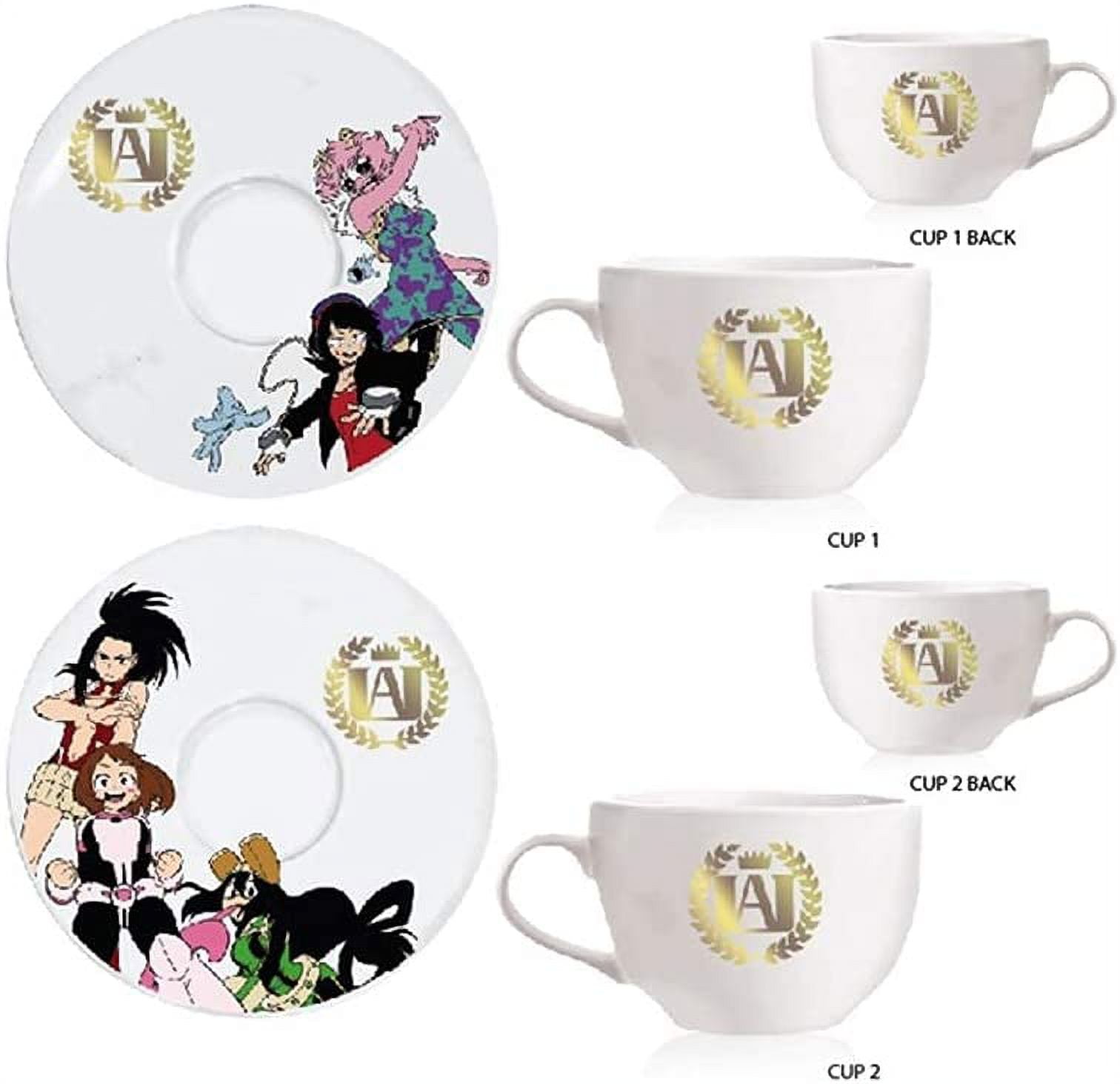 Anime Heroine Tea Sets : tea cup and saucer