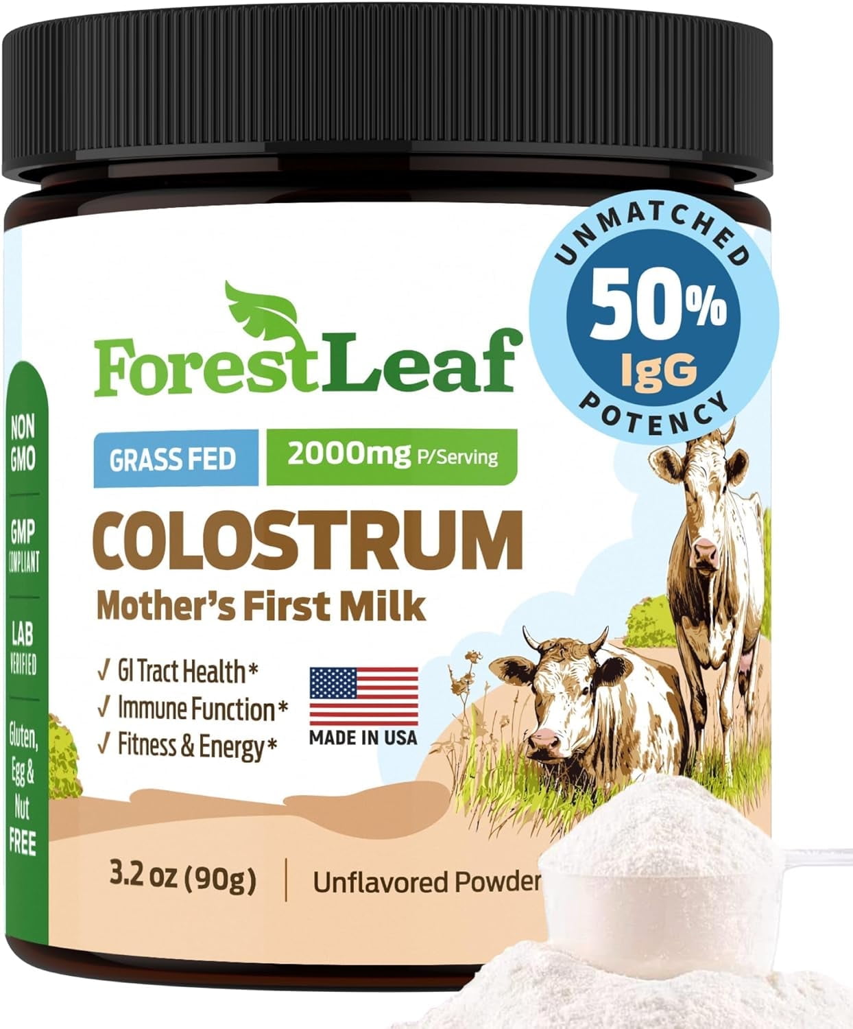 Miracle Moo Colostrum Powder for Gut Health & Immune Support