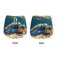thumbnail image 3 of Daiia Sunshine Underwater Sand Turtle Pattern Women's 2 in 1 Running Shorts - Lightweight Athletic Workout Gym Yoga Shorts Liner with Phone Pockets-XX-Large, 3 of 7