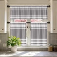 thumbnail image 1 of Amzcrzy Short Curtains 2D Print Kitchen Short Curtainwashable Kitchen Decor Curtainhalf Window Curtain for Kitchen Window Waterproof Light Filtering Curtain for Homecaf Curtains Room Decor, 1 of 7