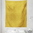 thumbnail image 1 of Yellow Damask Tapestry, Silhouette Swirls and Leaves Background Continuous Elements, Fabric Wall Hanging Decor for Bedroom Living Room Dorm, 5 Sizes, Earth Yellow Pale Yellow, by Ambesonne, 1 of 1