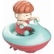 thumbnail image 1 of Baby bath water toy - Windup Speed Boat Bath Toy, Funny Bathtub Yacht Toy Clockwork Ski Jet Ship Toy Boat Tub Toy Yacht Water Toy for Boys and Girls (Blue-red), 1 of 3