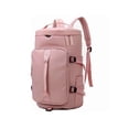 thumbnail image 1 of Mochila deportiva de viaje impermeable de tela Oxford rosa, 1 of 6