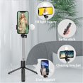 thumbnail image 3 of Selfie Stick Tripod with Fill Light,Phone Tripod Stand with Wireless Remote Control and 360°rotation,Compatible All Types of Mobile Phone,Android iPhone12pro/12/12mini 11pro/11/XR XS/XS Max Black, 3 of 9