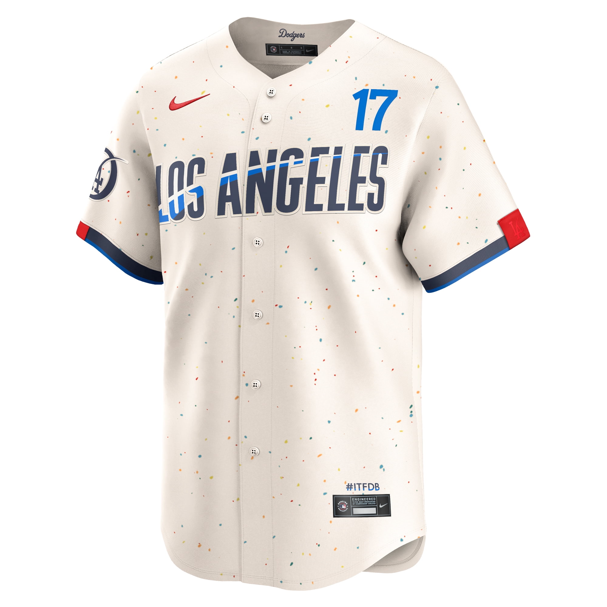 Men's Nike Shohei Ohtani Cream Los Angeles Dodgers 2024 City Men's Nike Shohei Ohtani Cream Los Angeles Dodgers 2024 City