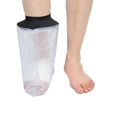 thumbnail image 4 of 2X Waterproof Cast Cover Leg for Adult Ankle Shower Bath Watertight Foot Protector Wounds for Swimming Bath Accessories,2 x Waterproof Cast Covers,Transparent Color, 4 of 8