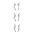 thumbnail image 4 of Sonducket Mujeres Niñas una 7 Crystal Ear Cuffs Hoop Climber Stud Pendientes Star Ear Stud Pin Accesorios de joyería Type3 NO3 Sonducket CBP048046, 4 of 6