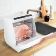 thumbnail image 6 of Portable Countertop Dishwasher, Compact Mini Dishwasher with 7L Built-in Water Tank,5 Cleaning Program and Air-Dry Function No Hookup Needed White, 6 of 11