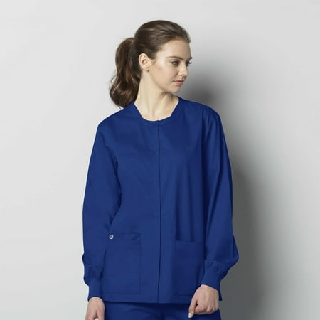 

WonderWink WonderWORK 800-Unisex Snap Front Scrub Jacket