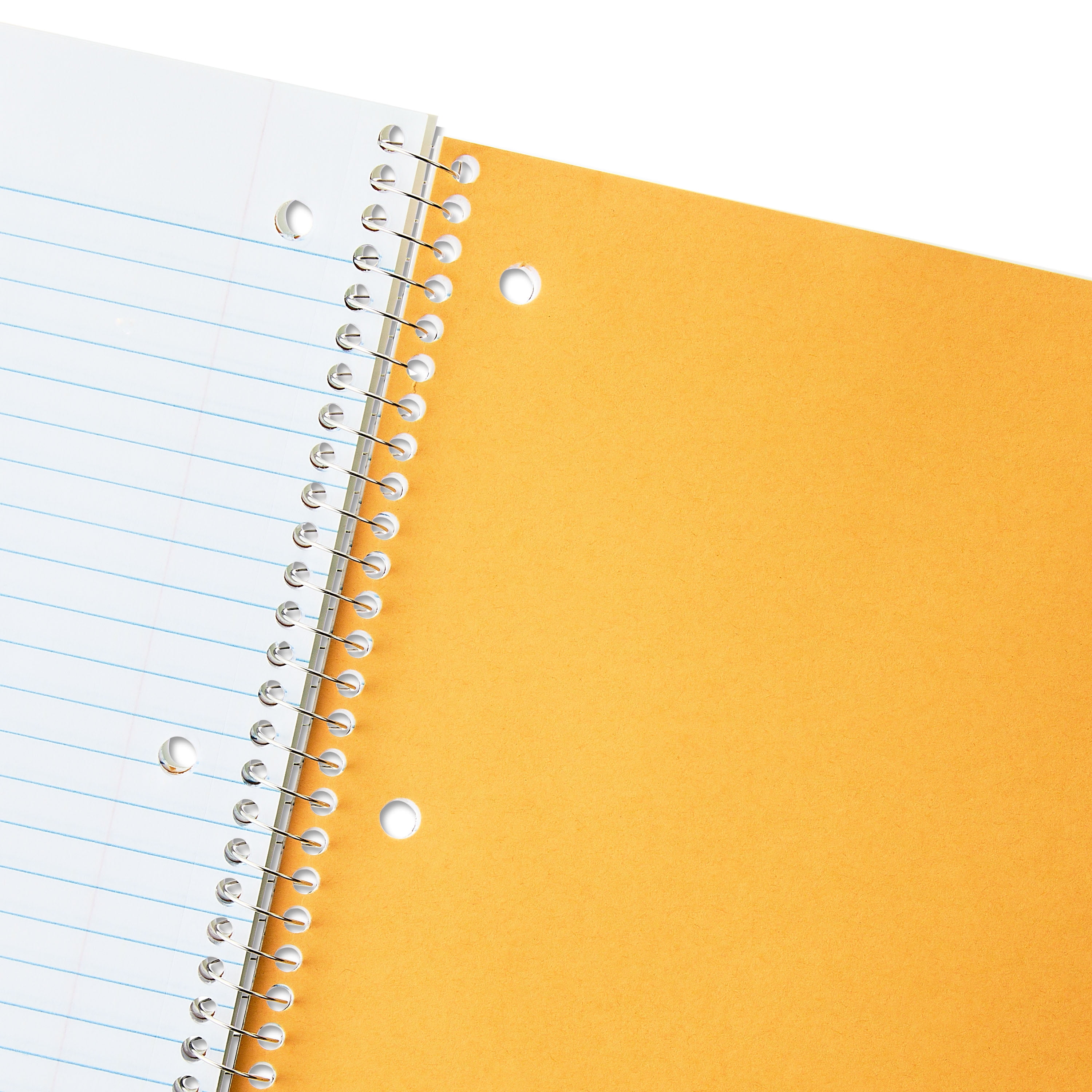 Pen+Gear Wide Ruled 3-Subject Spiral Notebook, Green, 10.5 in x 8 in, 120 Sheets