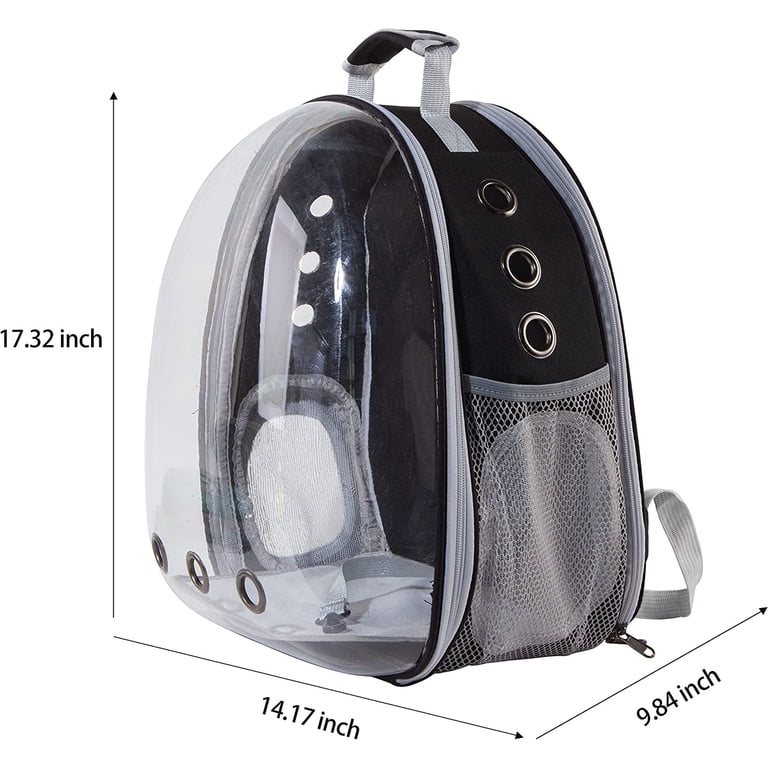 Costyle Pet Cat Carrier Backpack Transparent Space Capsule Pet Dog Bubble Bag Hiking Backpack Airline Approved Travel Carrier, Black Costyle Pet Cat Carrier Backpack Transparent Space Capsule Pet Dog Bubble Bag Hiking Backpack Airline Approved Travel Carrier, Black