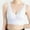 39-White, variant on YWDJ Push up Bras for Women Plus Size Padded Pullover Gym Bras No Underwire Yoga Bras Wide Strap Full Coverage Bras Low Support Seamless Bras Padded Lace Comfy Bras Comfortable Wrap Solid Bras Black L