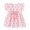 Pink, variant on IROINNID Toddler Girls Summer Love Print Cute Dress Bow Princess Dress