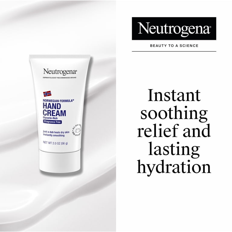 Neutrogena Norwegian Formula Hand Cream, Fragrance-Free Cream for