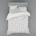 thumbnail image 2 of Ambesonne Vintage Bedding Set 3 Pcs, Spring Sprigs Berries, Twin, Pale Grey Mauve Grey, 2 of 3