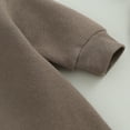 thumbnail image 7 of Okbabeha Newborn Baby Boy Fall Winter Onesie 0 3 6 9 12 18Months Warm Fleece Long Sleeve Bubble Romper Jumpsuit Outfits, 7 of 7
