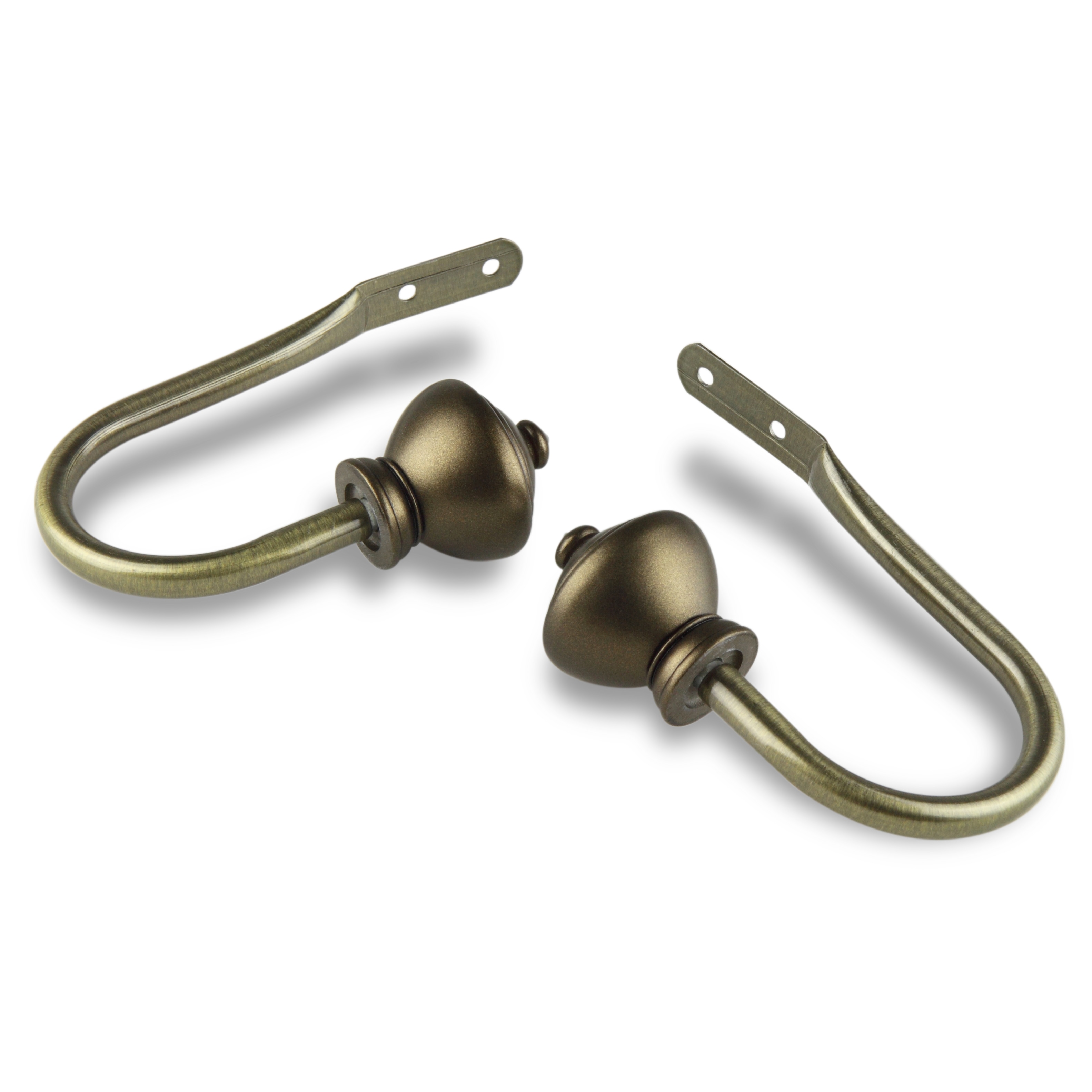 InStyleDesign Meadow Curtain Holdback Antique Gold Antique, Gold Finish