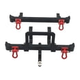 thumbnail image 3 of Milaget 2 Pieces 1/12 RC Front Rear Bumper Upgrade Part for MN82 LC79 RC Crawler Car black, 3 of 9