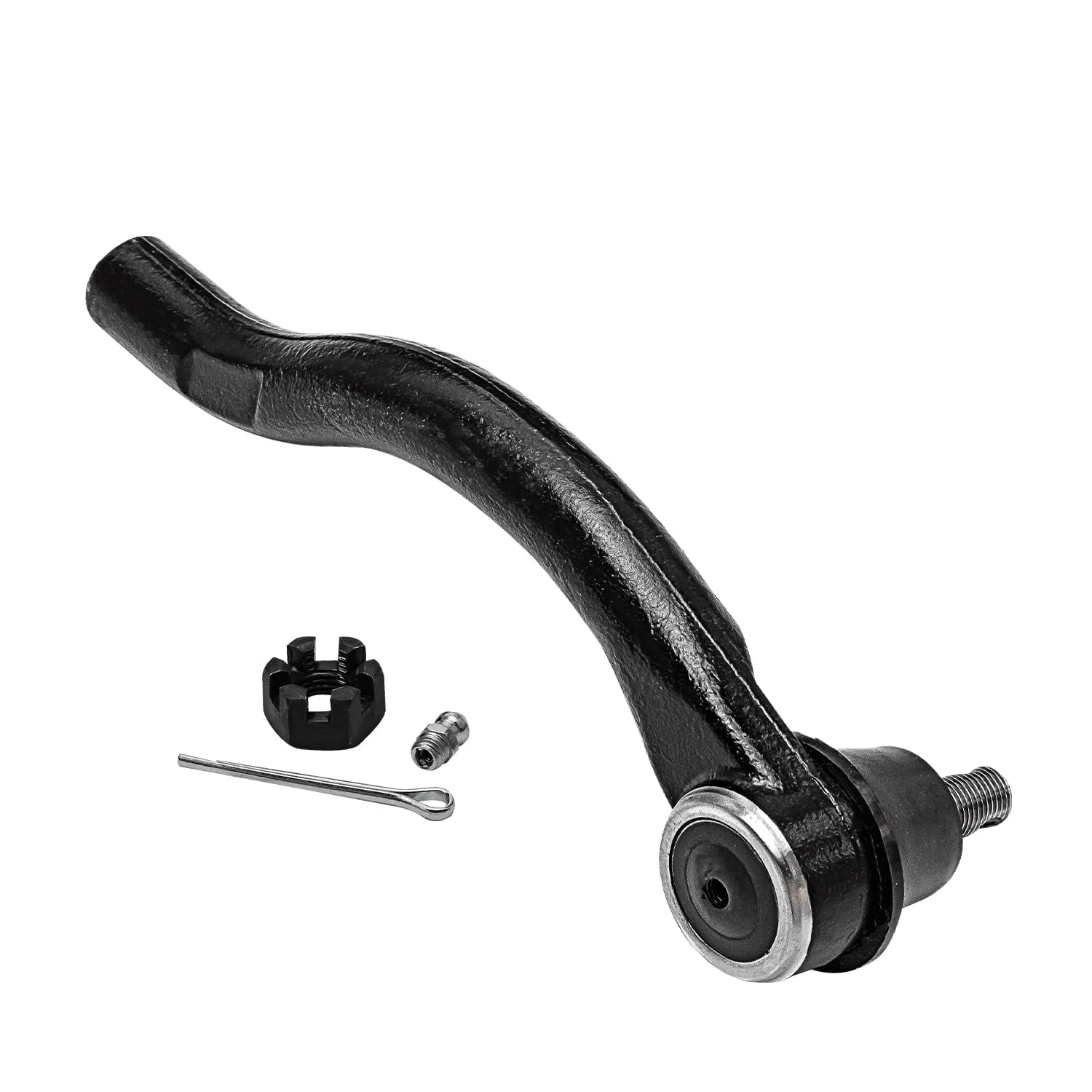 Detroit Axle - Front 2pc Tie Rods for 06-11 Honda Civic, 2 Outer Tie Rod Ends 2006 2007 2008 2009 2010 2011 Replacement