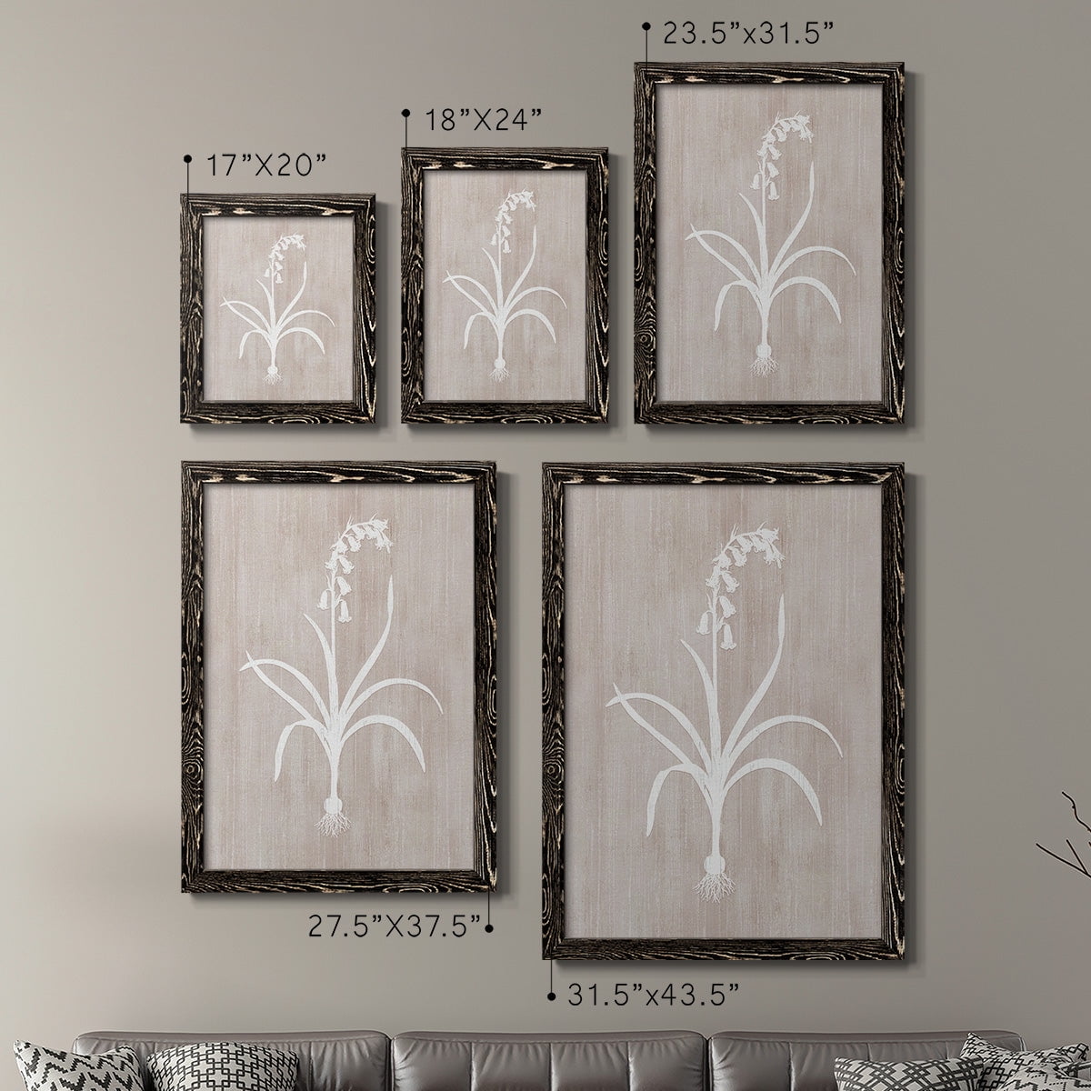Botany Beauty I - Premium Framed Canvas 2 Piece Set - Ready to Hang