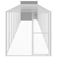 thumbnail image 3 of vidaXL Chicken Coop Metal Chicken Cage Animal House with Run Galvanized Steel, 3 of 7