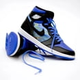 thumbnail image 3 of Bread Elastic Shoelaces, No Tie Stretch Shoelaces for Easy Slip-on, Sonic Blue, 45", 3 of 9