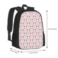thumbnail image 3 of Daiia Cute Rabbit Backpack for Men and Women -Durable Backpack Large Capacity, Water-Resistant Bag with Adjustable Straps and Laptop Compartment, 3 of 9