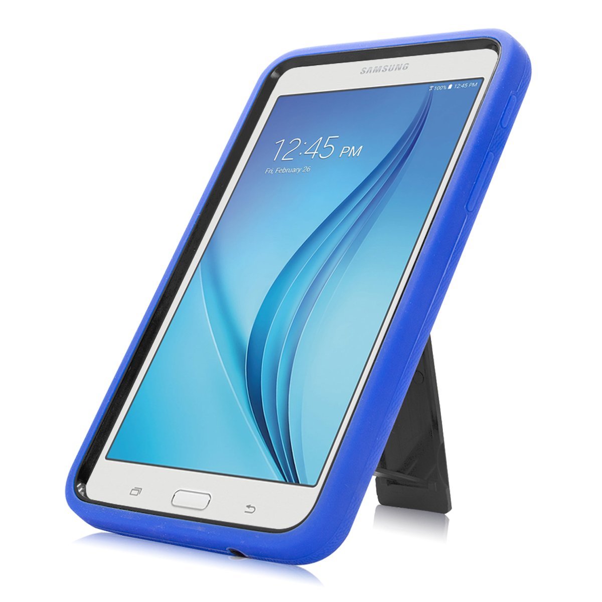 For Galaxy Tab E Lite 7.0 Case , Galaxy Tab 3 Lite 7.0 Case , Mignova Rugged Heavy Duty Kids Friendly Case For Samsung Galaxy E Lite 7.0 / Tab 3 Lite 7.0 SM-T110 / SM-T111 / SM-T113 / SM-T116(Blue) - image 4 of 7