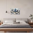thumbnail image 4 of ZHONGYUTONG Abstract Octopus Canvas Wall Art Sea Animal Pictures Wall Decor Ocean Octopus Painting for Living Room Bathroom Decor Framed (12.00" x 18.00"), 4 of 5