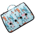 thumbnail image 5 of Bolsa de transporte plegable para exteriores, Animal PEQUEÑO, hombro, gato, cachorro, 8 orificios, bolsa de mano, Alpaca azul claro, 5 of 5