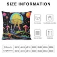 thumbnail image 5 of COMIO Bobo Moon Pillow Cases Mushroom Stars Galaxy Throw Pillow Cover Neon Colorful Bohemian Decor Cushion Covers for Living Room Bedroom Bright Colorful Decorative Throw Pillowcases, 5 of 5