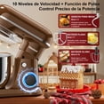 thumbnail image 2 of Batidora de Pedestal Planetaria Honinst 10 Velocidades Uso Doméstico Tazón de 4QT, 2 of 8